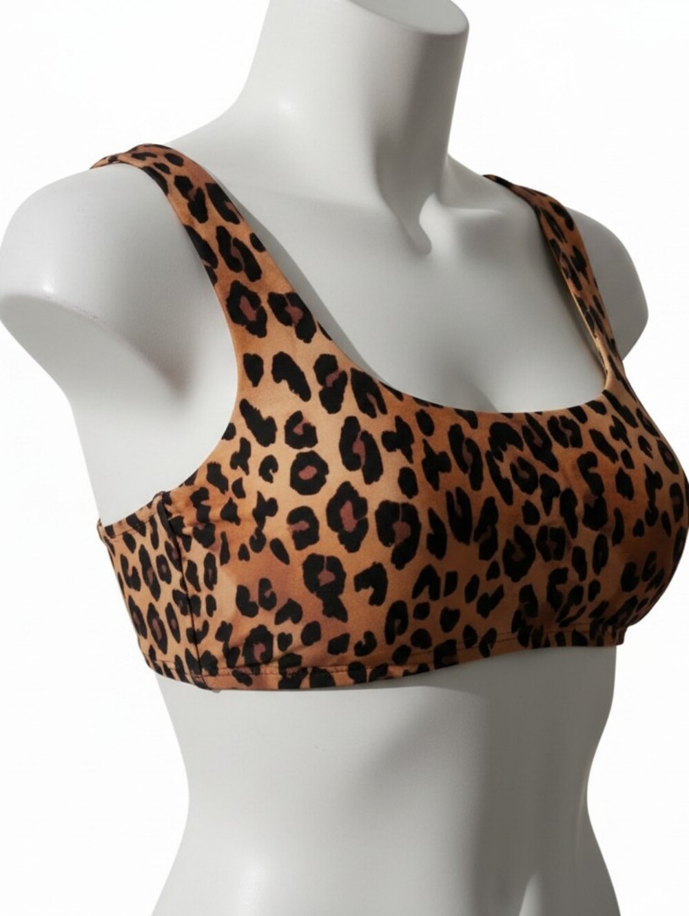 Leopard Print Swimwear Top